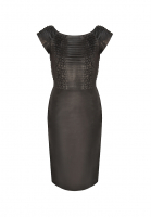 Gucci Black Leather Dress