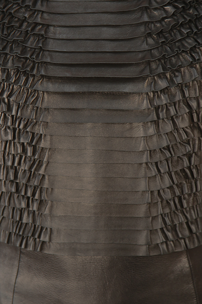 Gucci Black Leather Dress