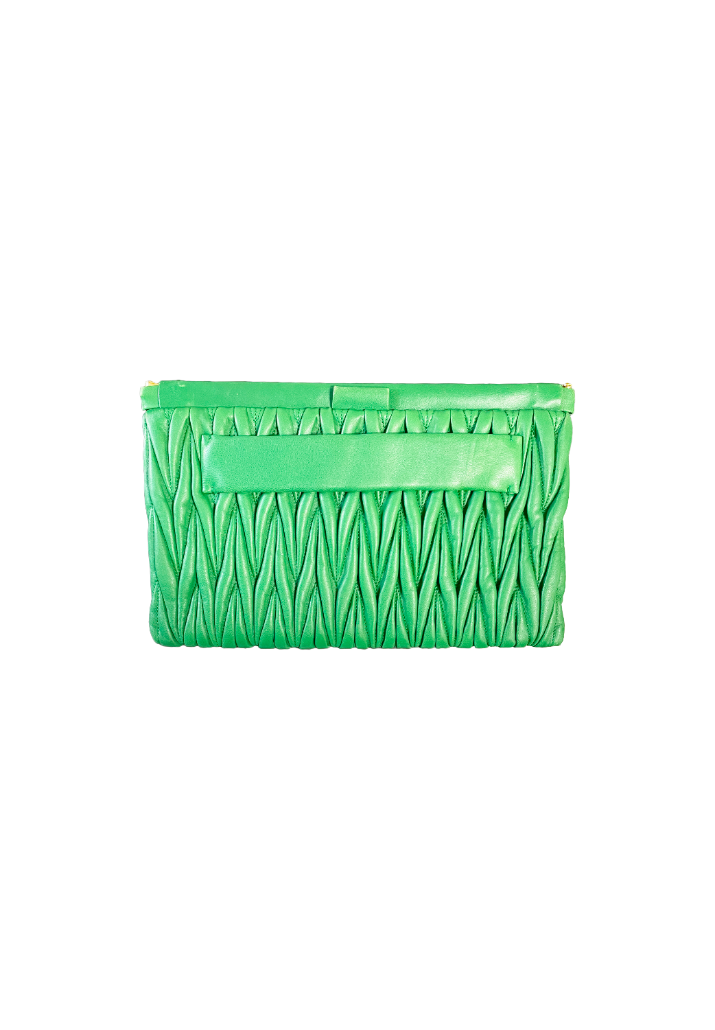 Miu Miu Green Clutch