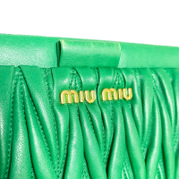 Miu Miu Green Clutch
