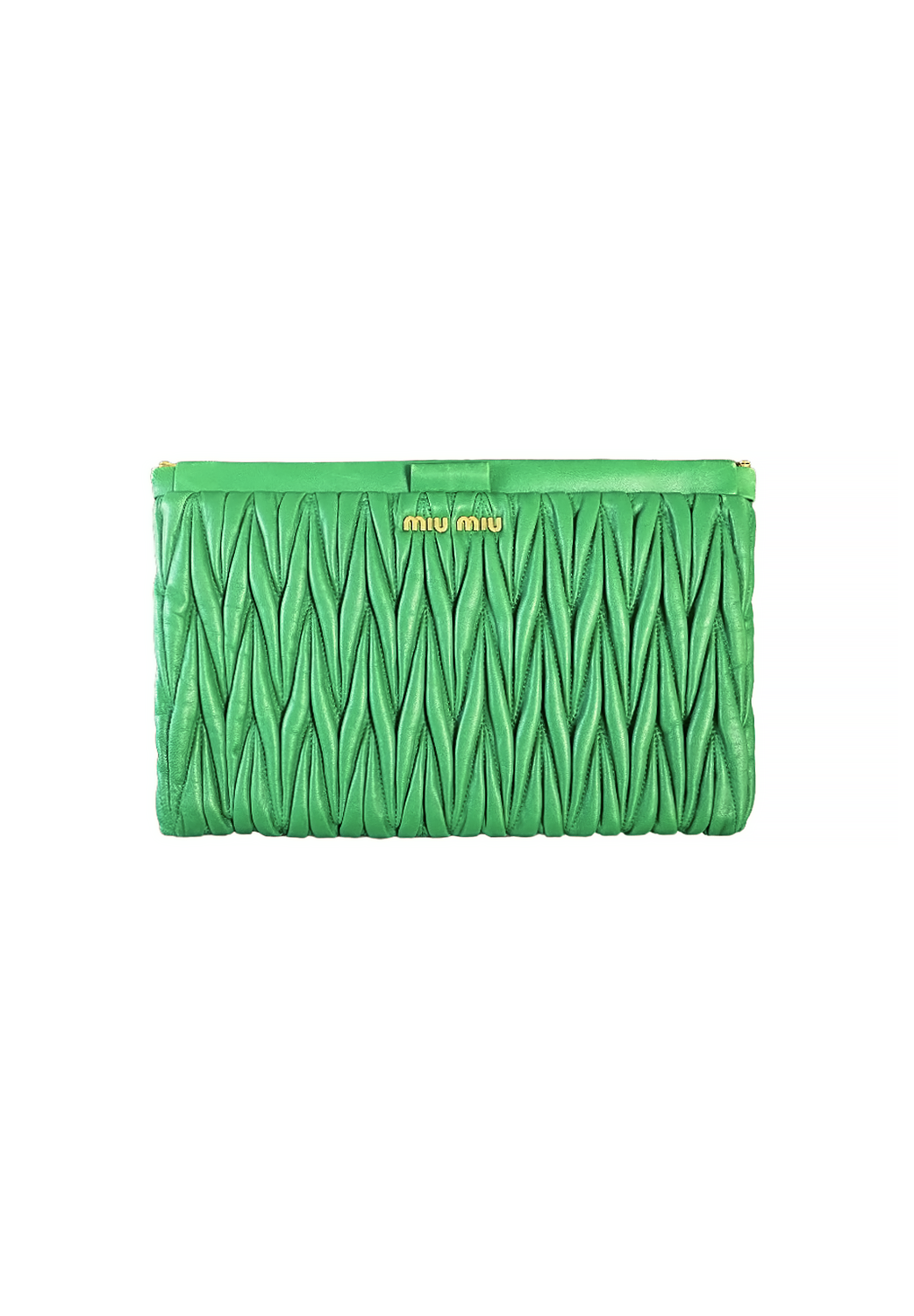 Miu Miu Green Clutch
