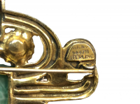 Hollycraft Sterling Massive Vintage Brooch