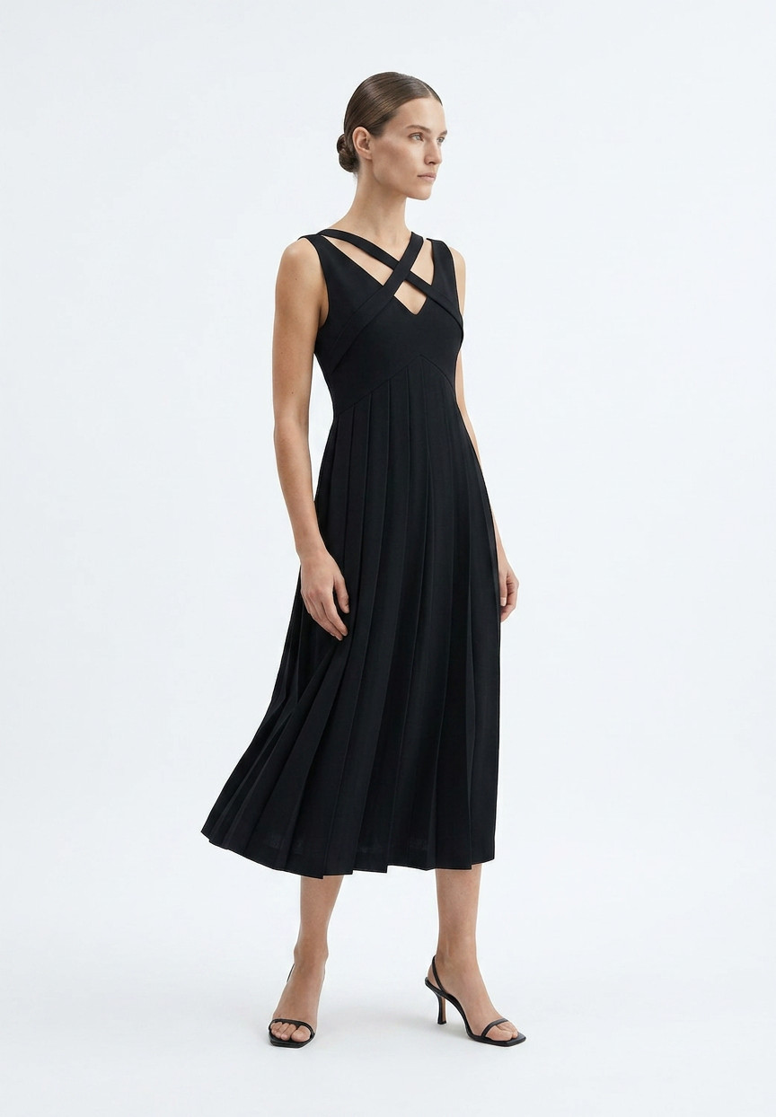 Christian Dior Pleated Dress