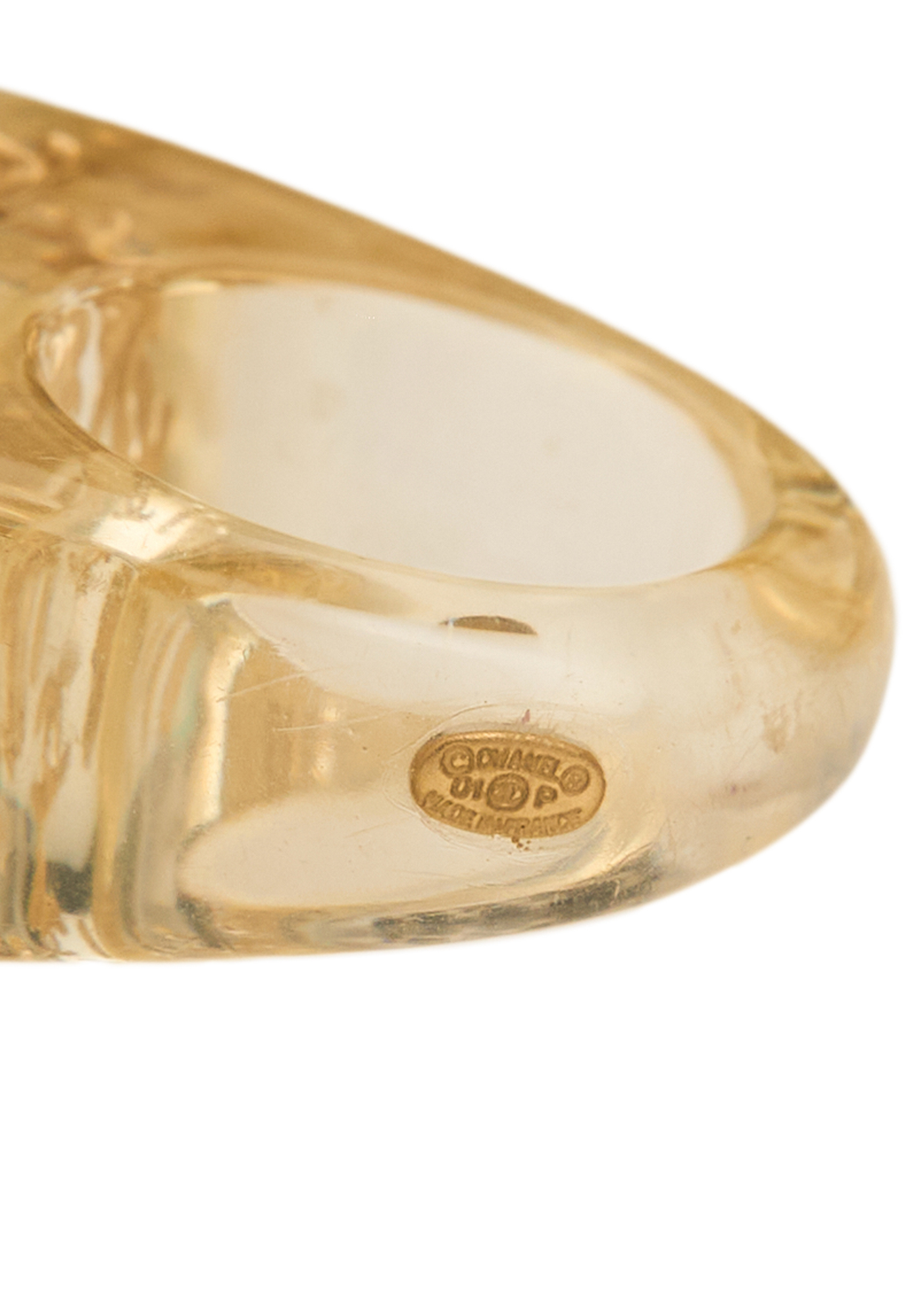 Transparent Chanel Ring