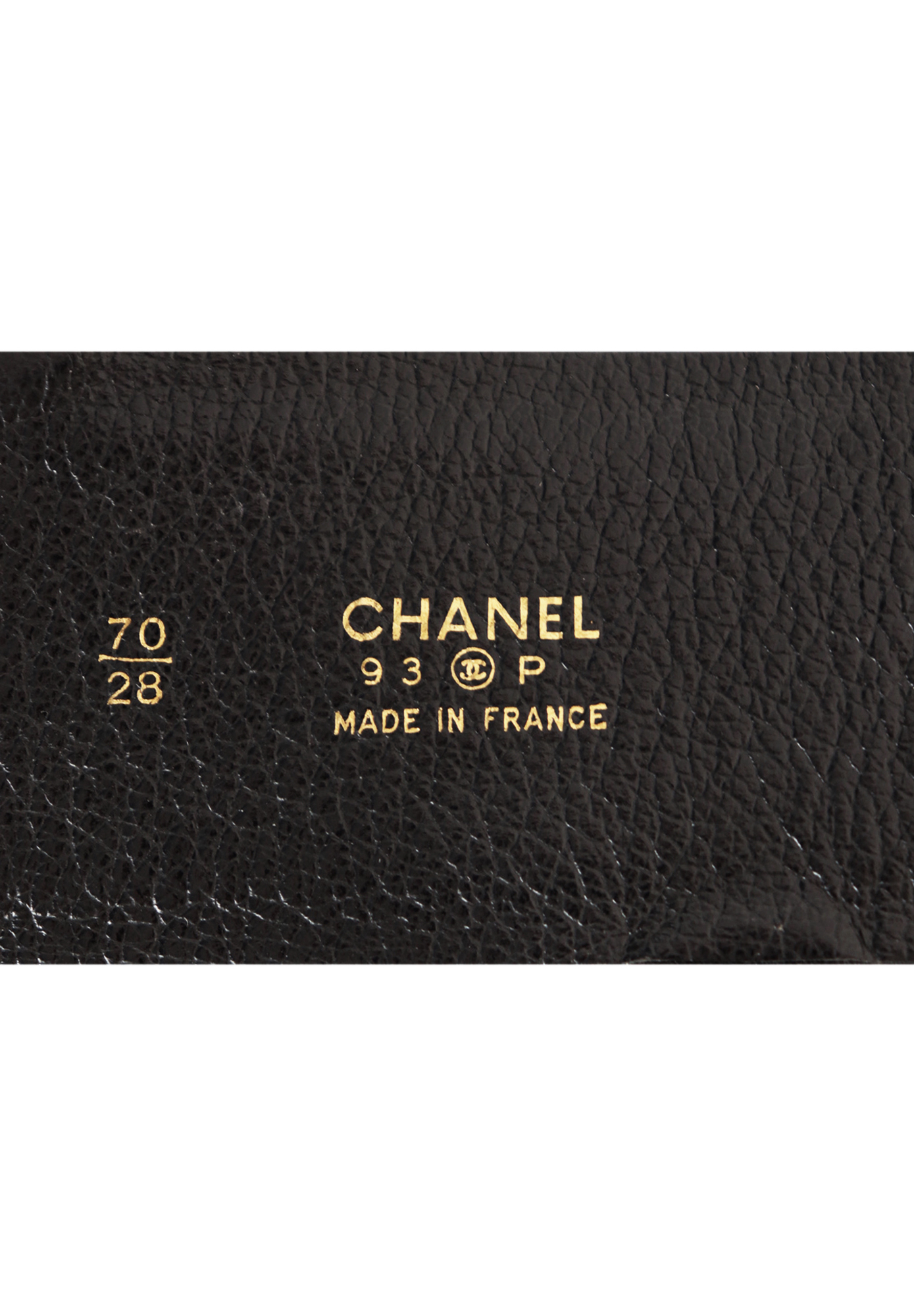 Chanel Leather Belt With Pendants