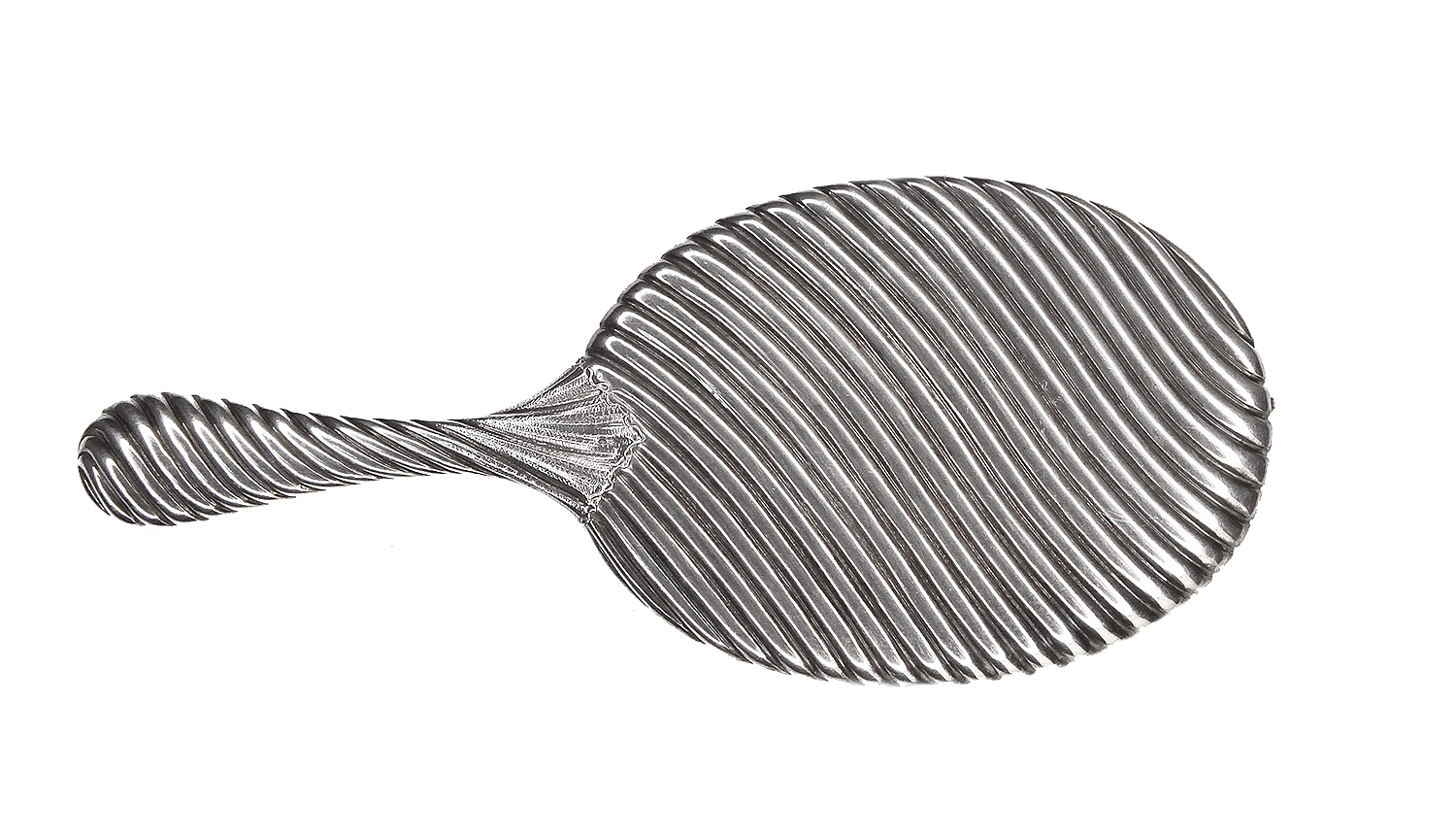 Vintage Silver-Plated Mirror