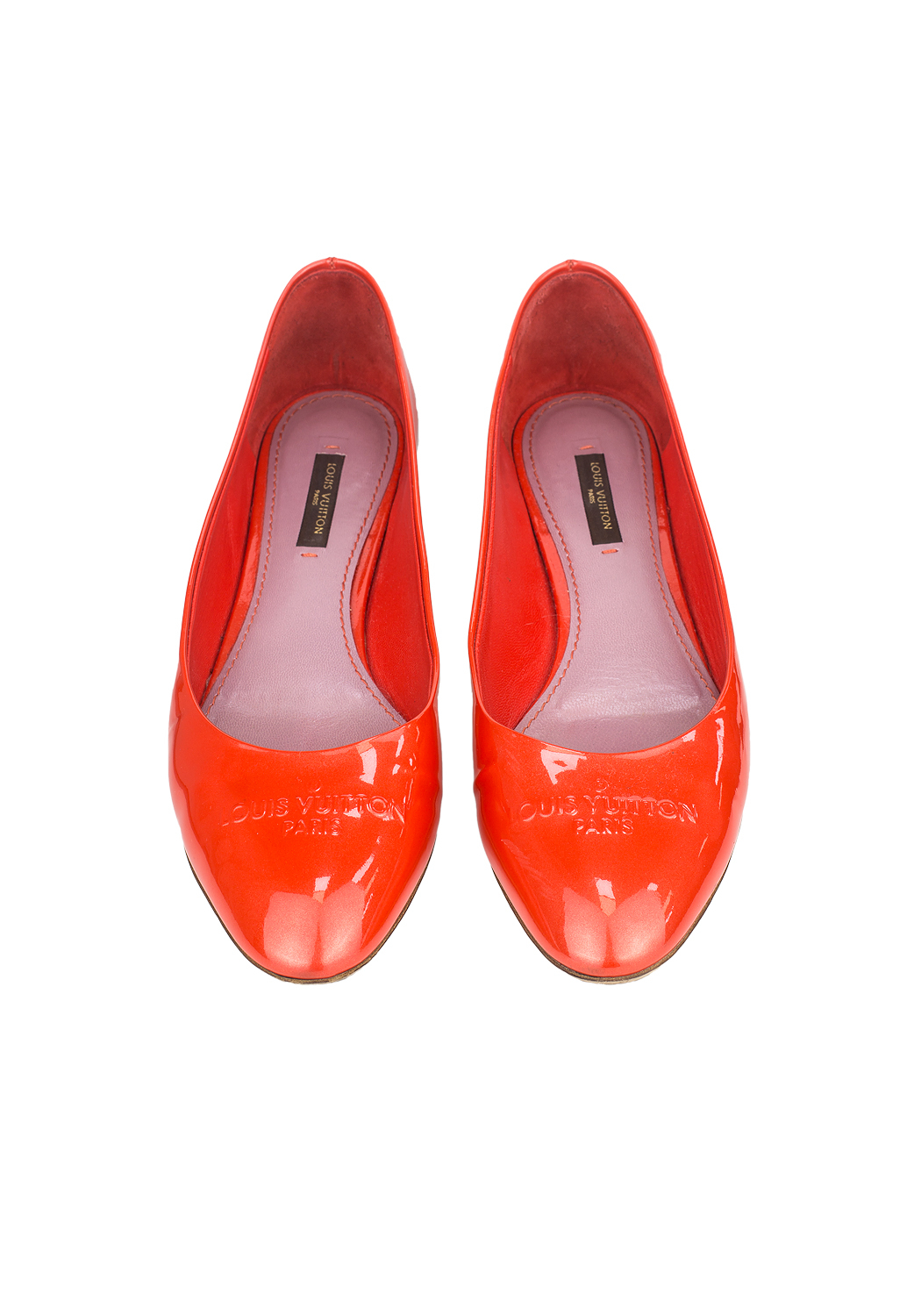 Louis Vuitton Lacquered Ballet Flats
