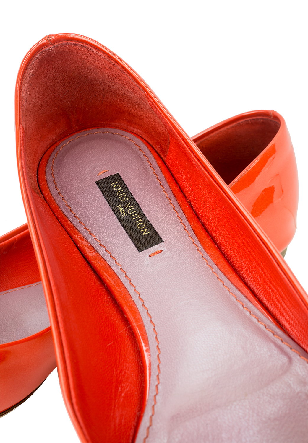 Louis Vuitton Lacquered Ballet Flats