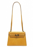 Mini-Kelly Hermès Mustard Coloured Handbag