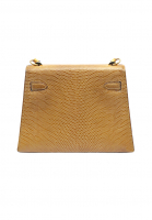 Mini-Kelly Hermès Mustard Coloured Handbag