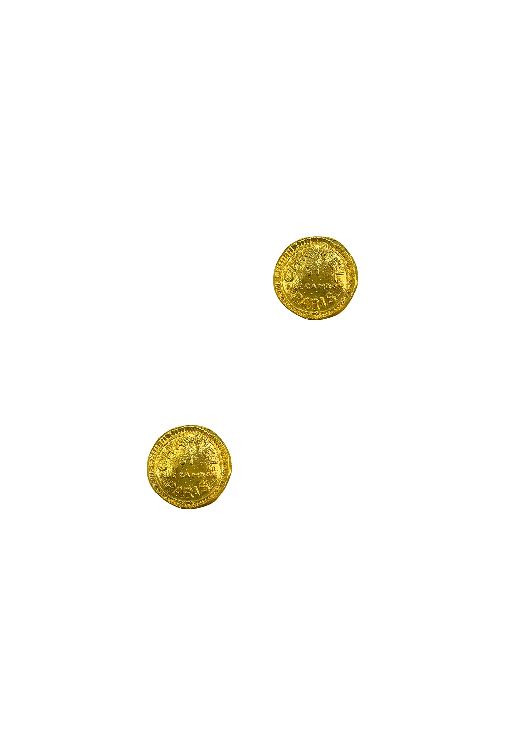 Chanel Coin Clip-On Earrings