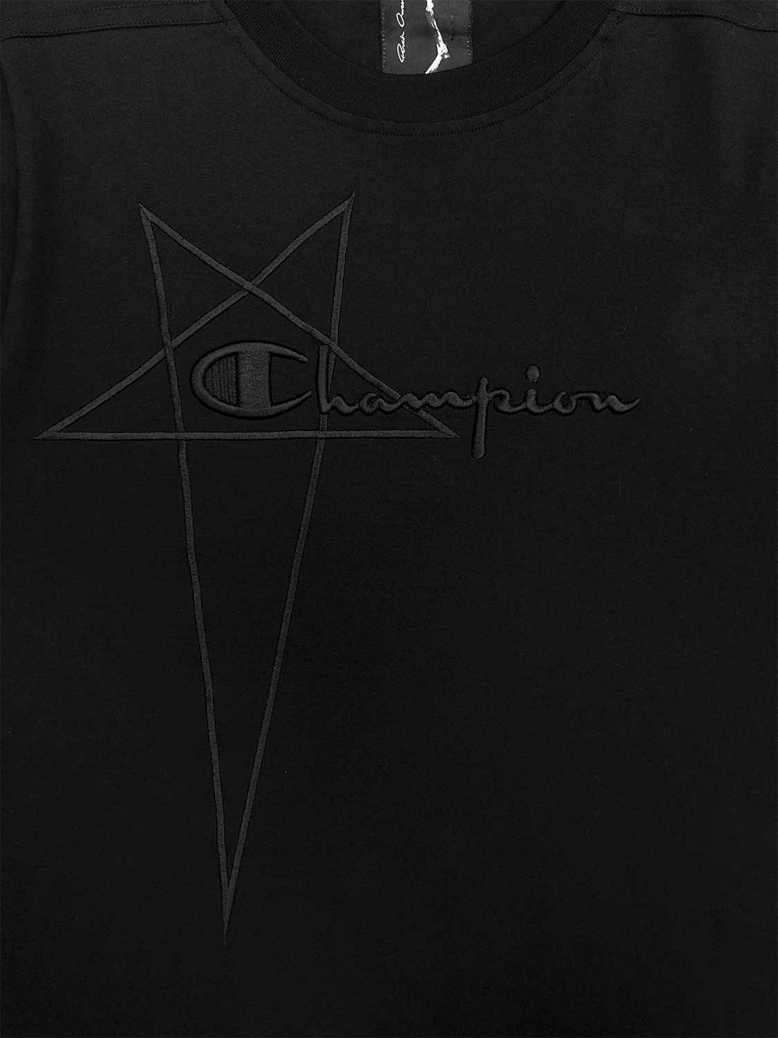 Rick Owens x Champion Black T-shirt