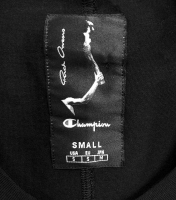 Rick Owens x Champion Black T-shirt