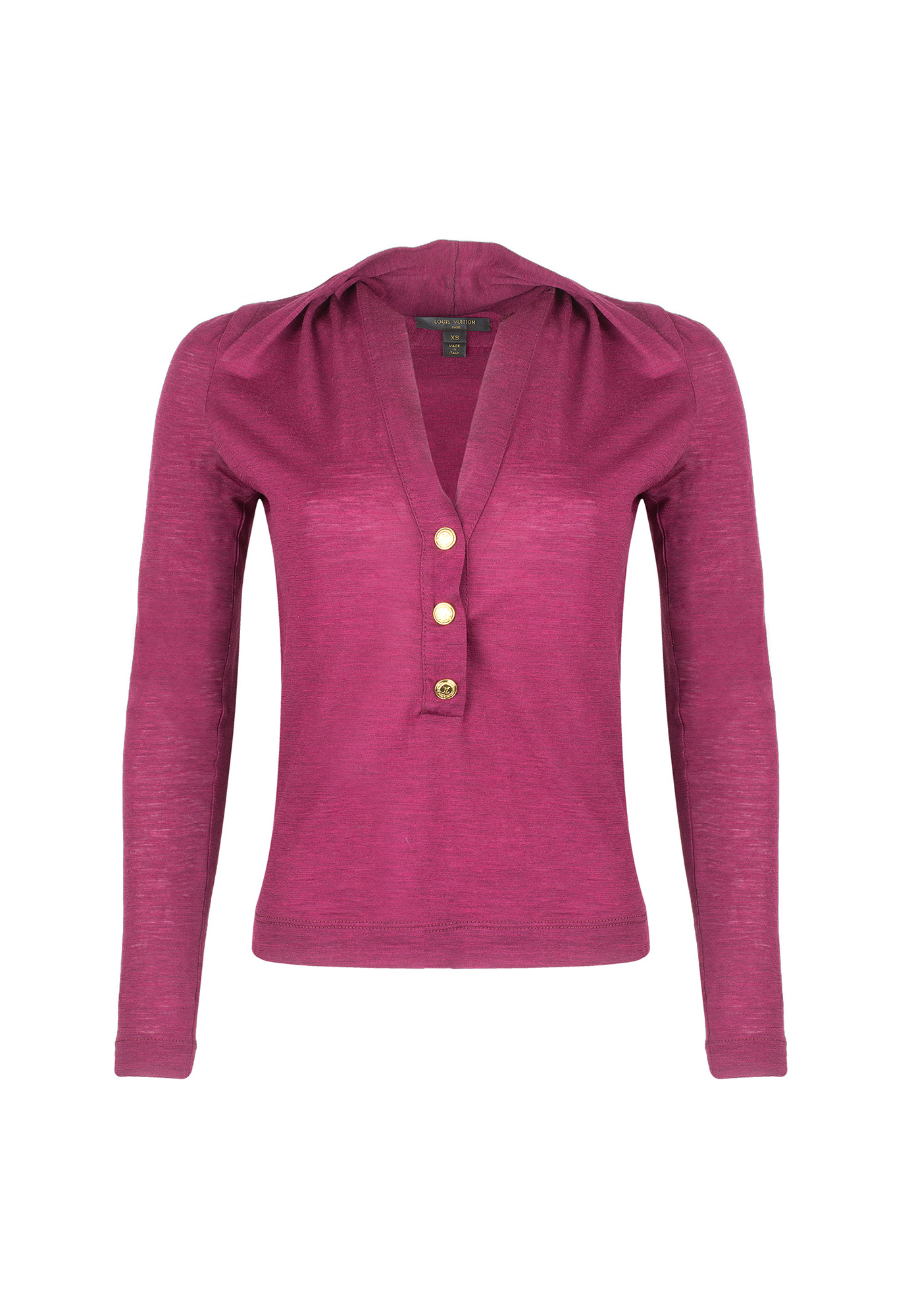 Louis Vuitton Raspberry Blouse