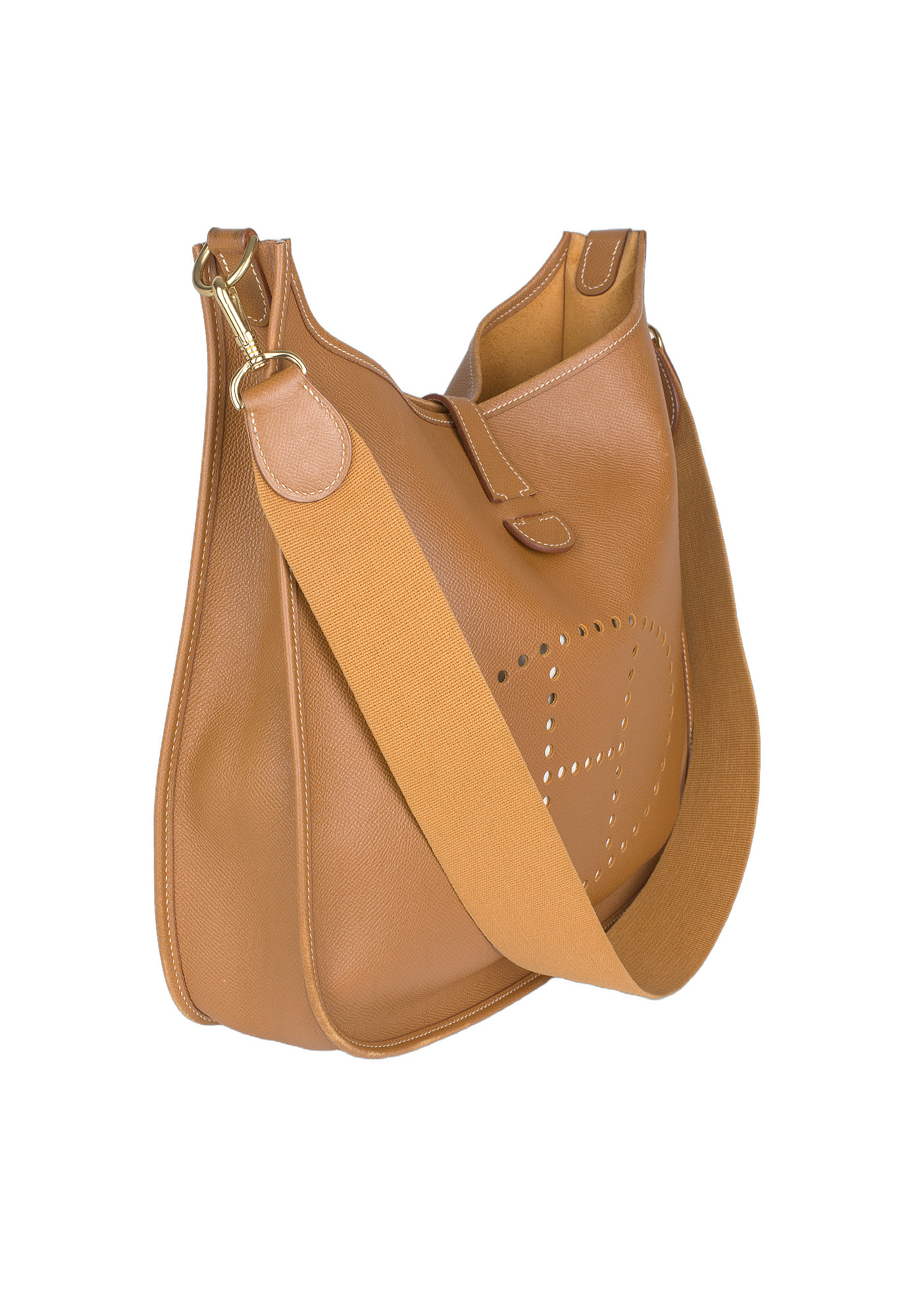 Hermès Evelyne 33 Gold Clemence Bag