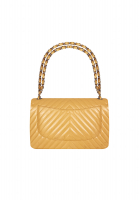 Chanel Chevron Jumbo Classic Double Flap Beige Bag