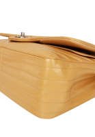 Chanel Chevron Jumbo Classic Double Flap Beige Bag