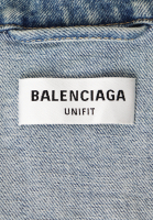 Balenciaga Denim Jacket With Embroidery