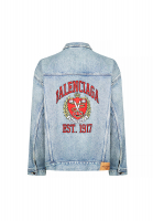 Balenciaga Denim Jacket With Embroidery
