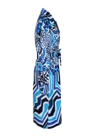 Lanvin Printed Shirt-Waist Dress