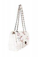 Chanel 2.55 White Double Flap Limited Edition Bag