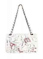 Chanel 2.55 White Double Flap Limited Edition Bag