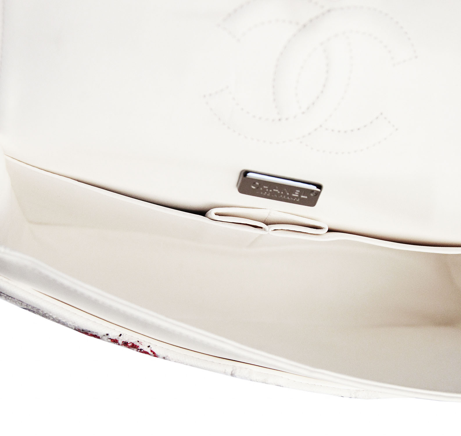 Chanel 2.55 White Double Flap Limited Edition Bag