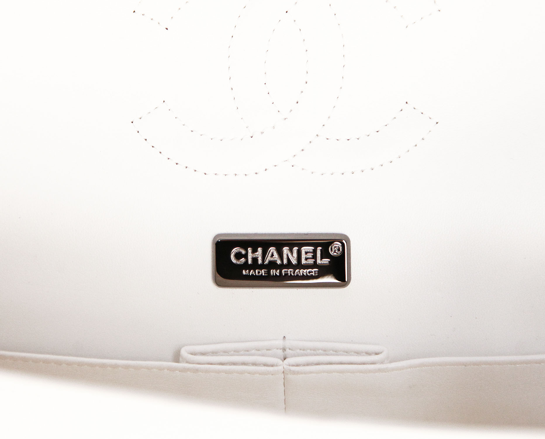 Chanel 2.55 White Double Flap Limited Edition Bag