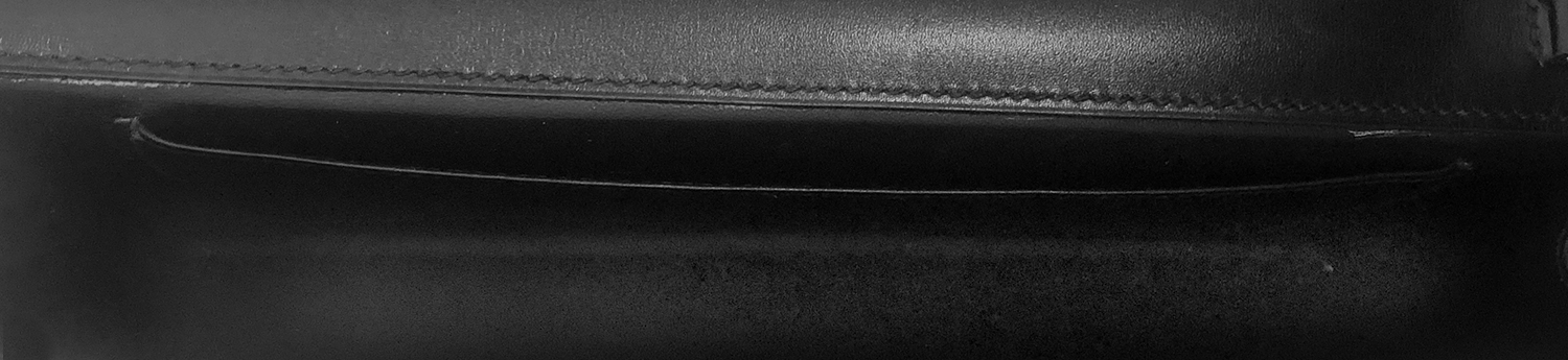 Hermès Goodlock Noir Chamonix Clutch