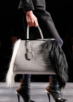 Fendi White Fur Bag
