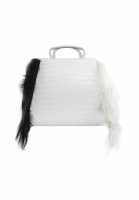 Fendi White Fur Bag