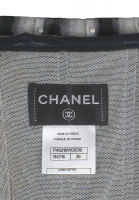 Chanel Dress With Sheer Black Cape