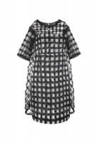 Chanel Dress With Sheer Black Cape