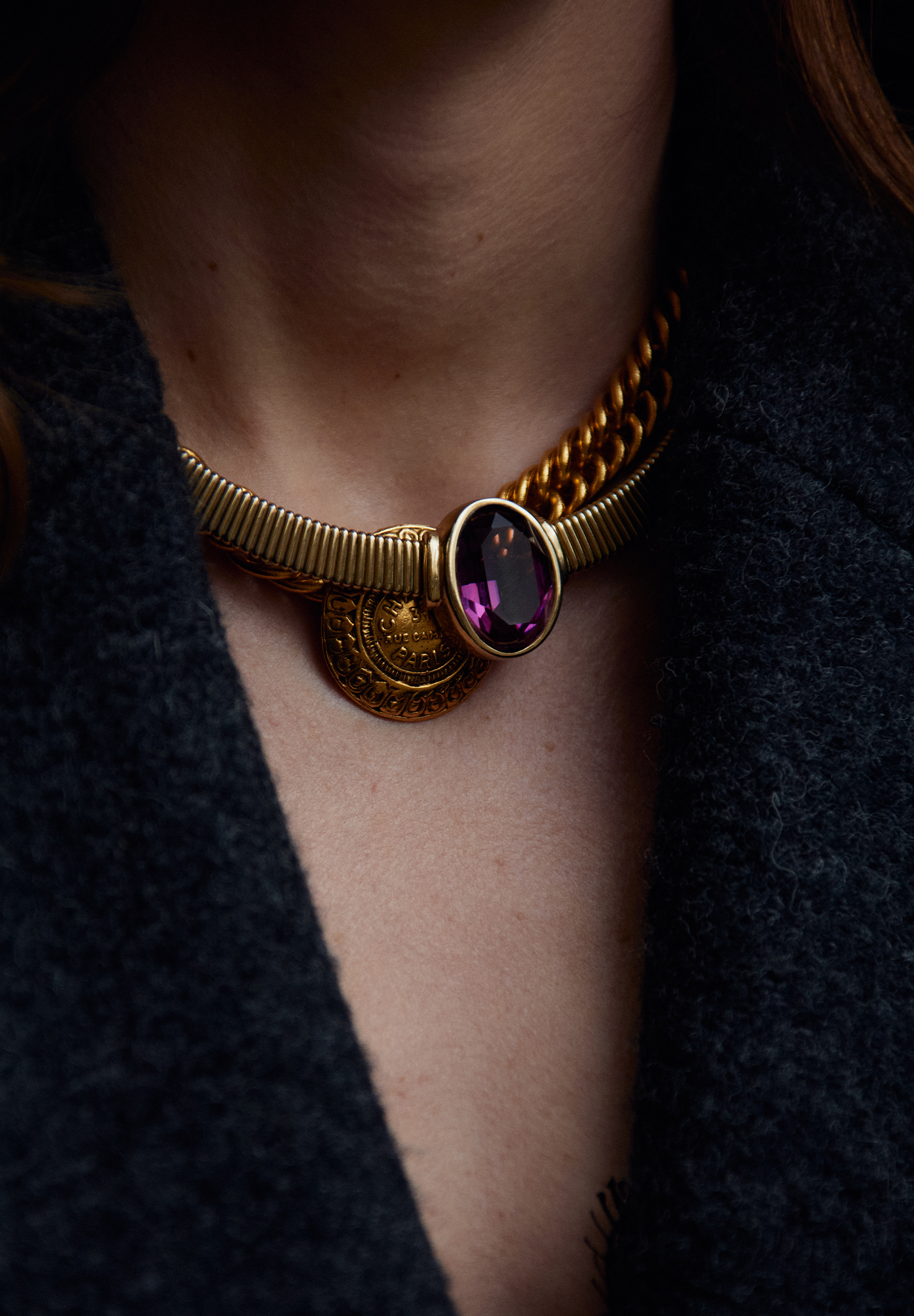 Christian Dior Cabochon Necklace