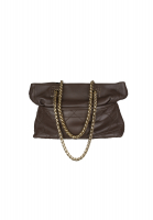 Dior Dark Brown Cannage Leather Granville Chain Link Tote