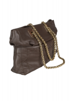 Dior Dark Brown Cannage Leather Granville Chain Link Tote