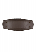 Dior Dark Brown Cannage Leather Granville Chain Link Tote