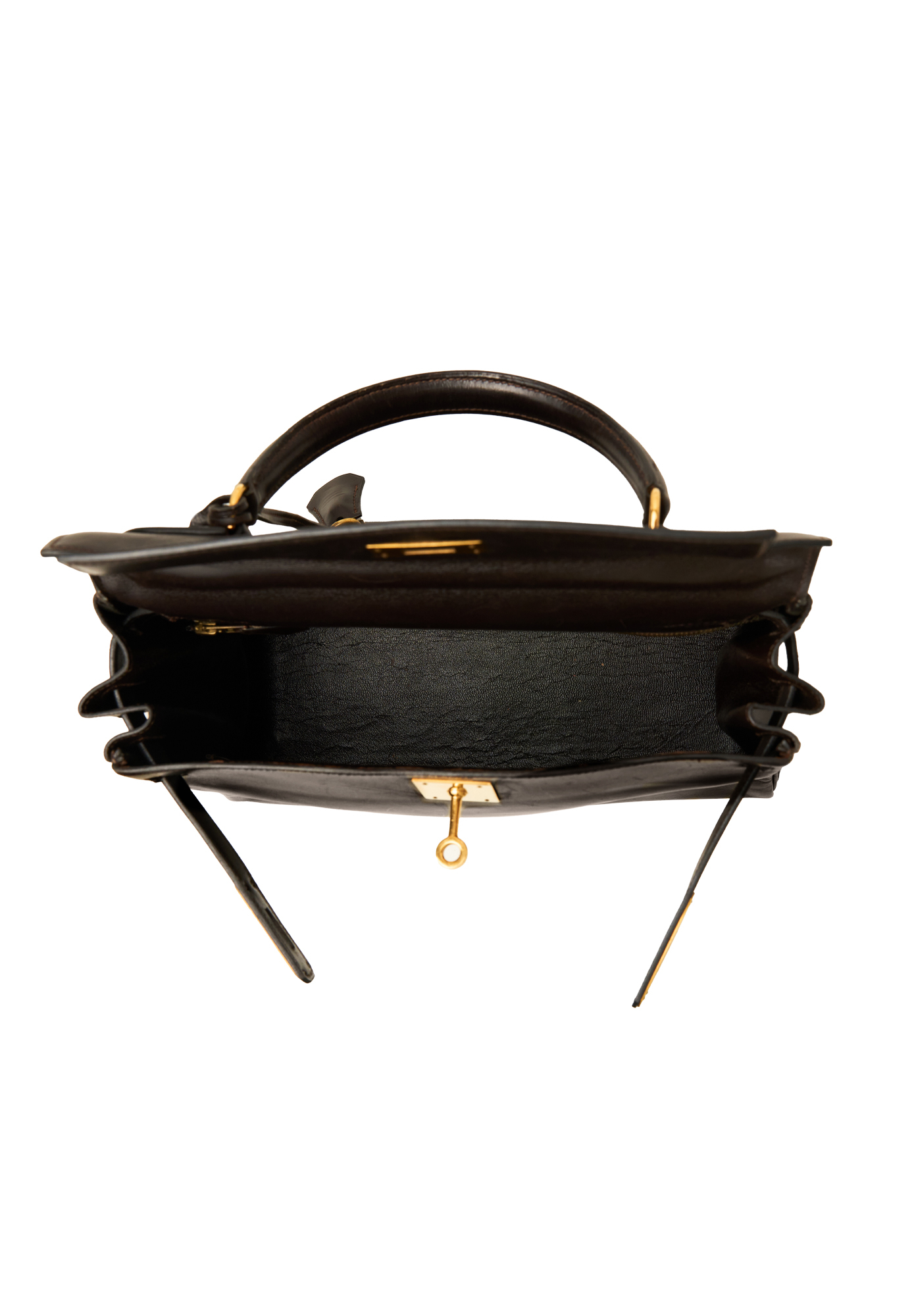 Hermès Kelly 28 Chocolate Box Retourne Bag