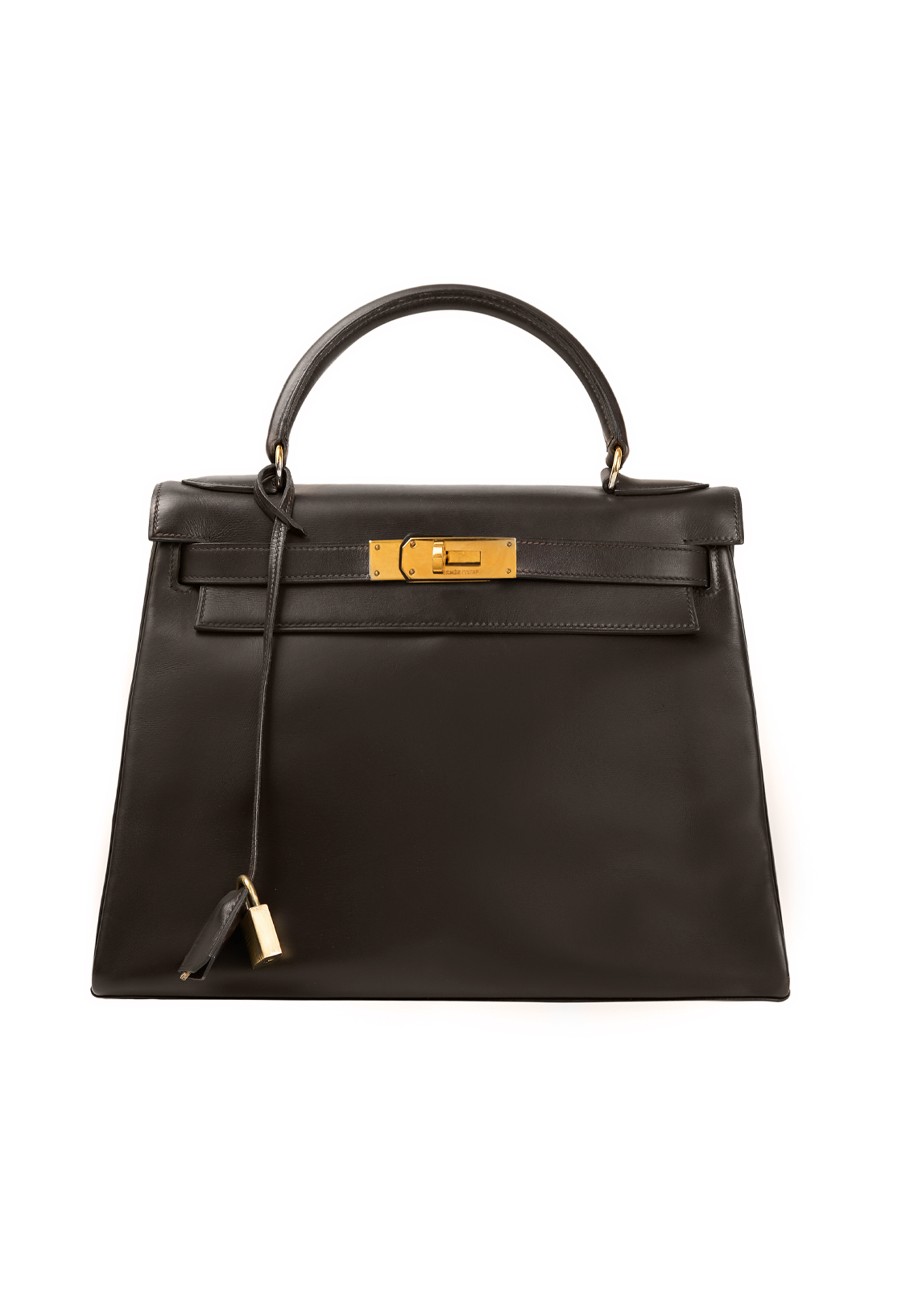 Hermès Kelly 28 Chocolate Box Retourne Bag