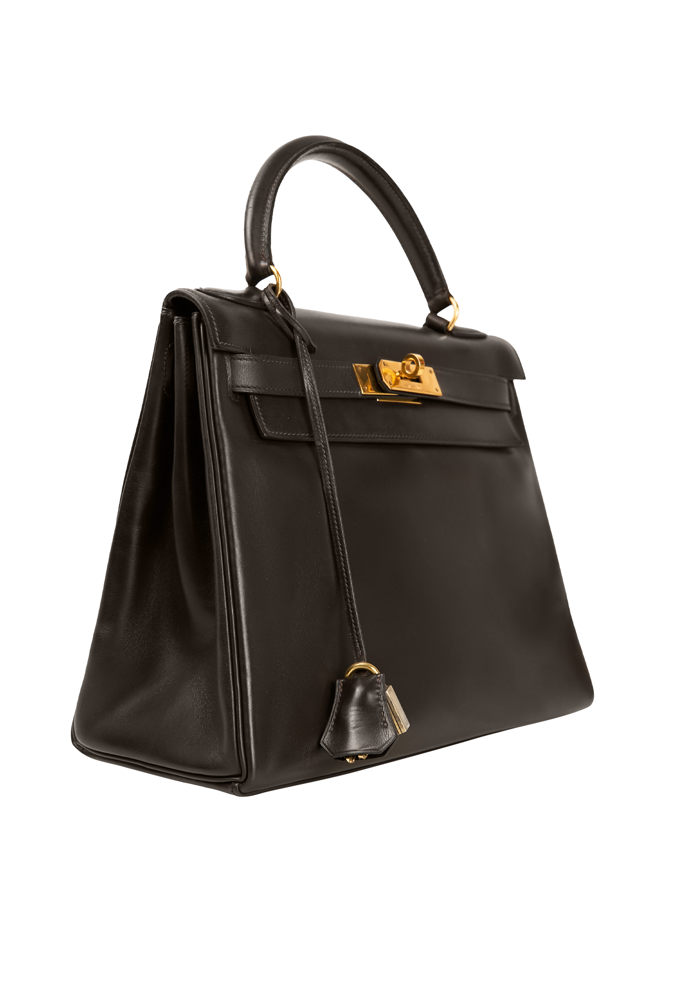 Hermès Kelly 28 Chocolate Box Retourne Bag