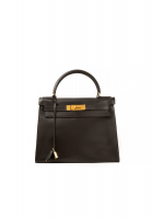 Hermès Kelly 28 Chocolate Box Retourne Bag