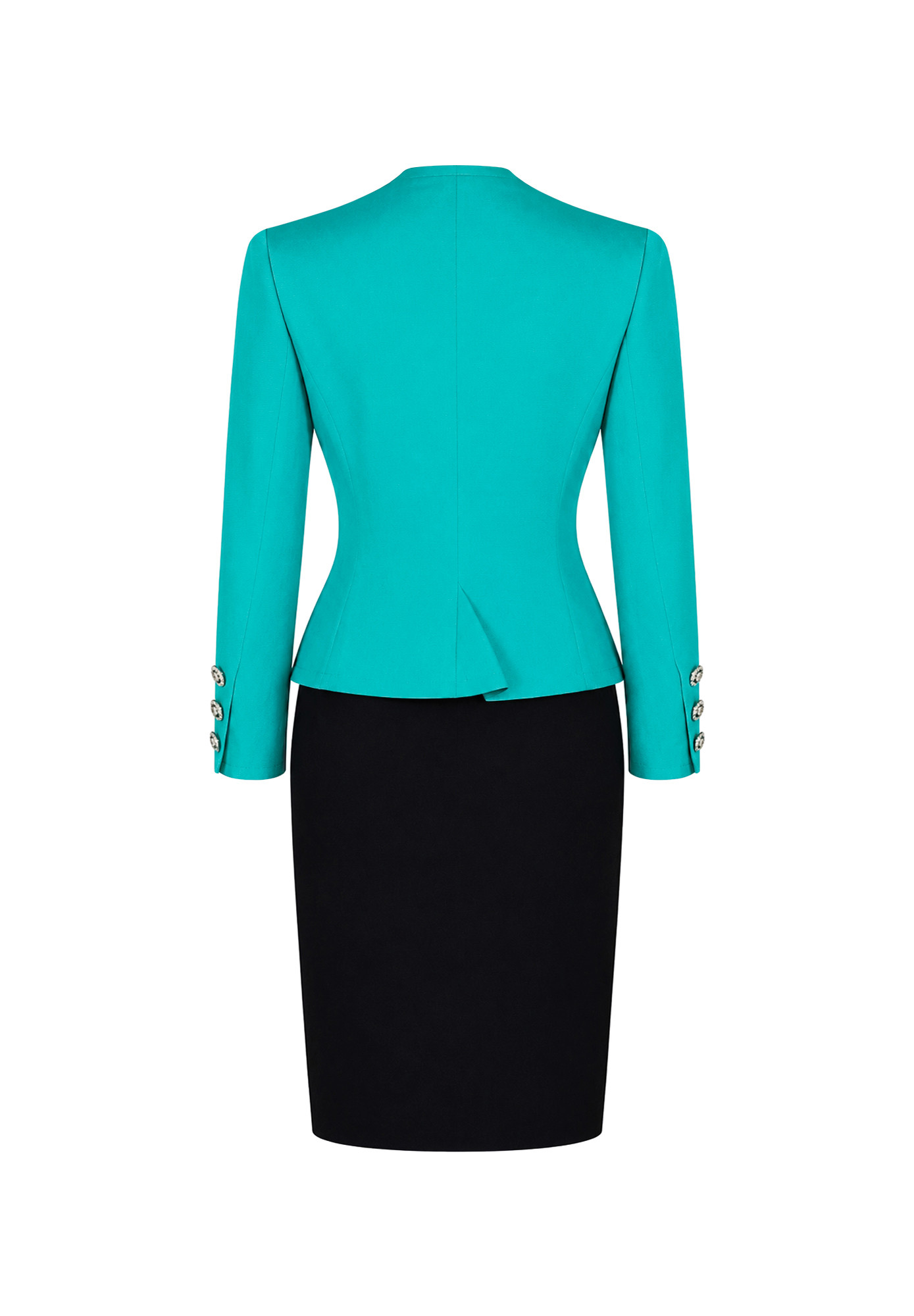 Saint Laurent Suit With Turquoise Jacket