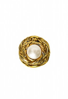 Chanel Twisted Clips with Pearls