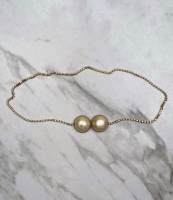 Chanel Faux Pearls Chainlink Belt