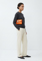 Hermès Médor 23 Orange Swift Clutch