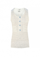 Chanel White Blue Top