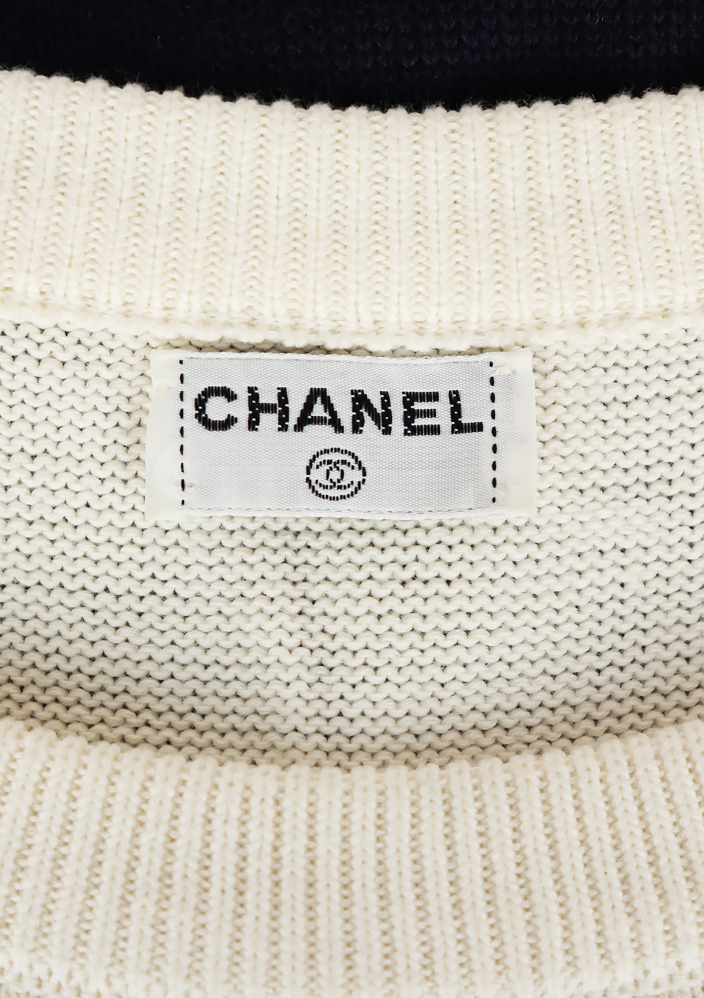 Chanel Knit Color-Block Dress