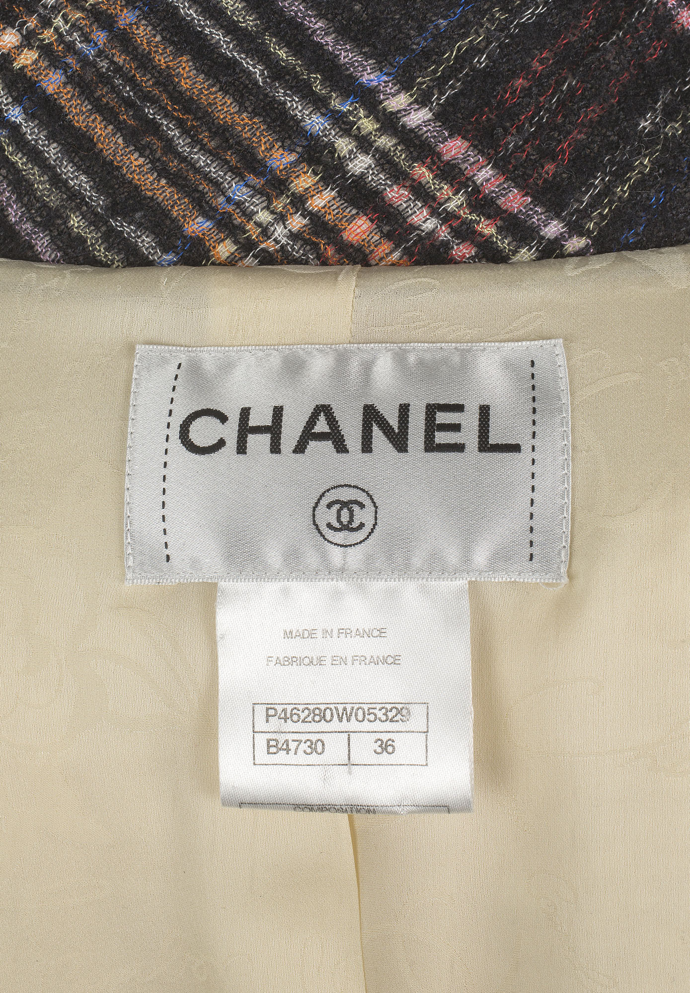 Chanel Ivory Tweed Jacket