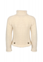 Chanel Ivory Tweed Jacket