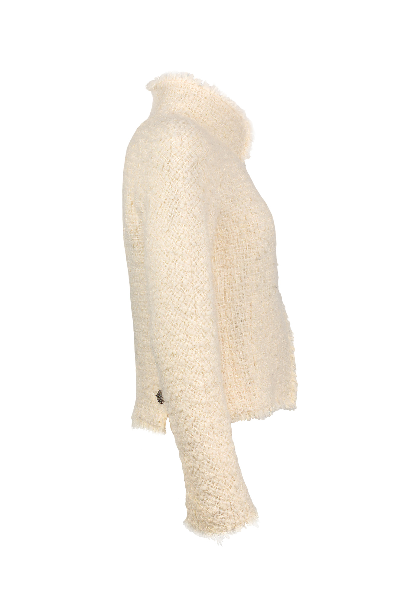 Chanel Ivory Tweed Jacket